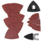82pcs Kit de lijado Accesorios multiherramienta oscilante Hojas de sierra Kit de liberación rápida