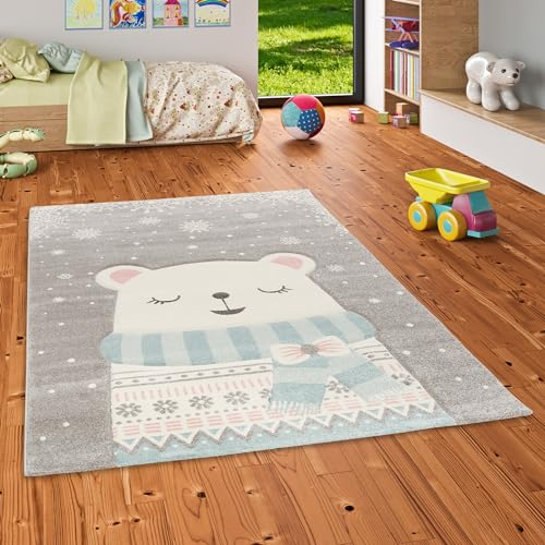 Pergamon Kinder Teppich Maui Kids Eisbär in 5 Größen