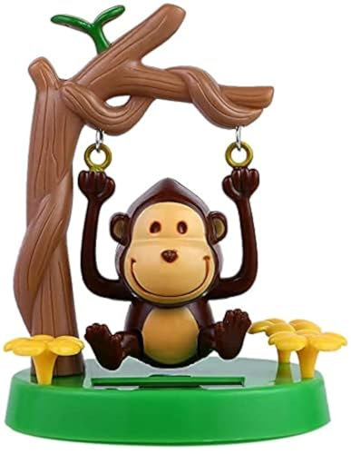 Marsrut Juguete animado con diseño de animal bailarín que baila con energía solar, juguete de decoración de coche, regalo para oficina, coche, adorno, suministros de decoración