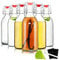 YEBODA 16oz Swing Top Bottles -Glass Beer Bottle with Airtight Rubber Seal Flip Caps for Home Brewing Kombucha,Beverages,Oil,Vinegar,Water,Soda,Kefir (6 Pack)
