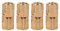 AUNMAS 4PCS Verdecktes Kupfer Barrel Scharnier, 10/12/14/16mm Kupfer Schranktür Verstecktes Unsichtbares Barrel Scharnier für Arbeitsplatten DIY Projekt DIY Holztür, 4 Größe, Gleiche Größe für(10mm)