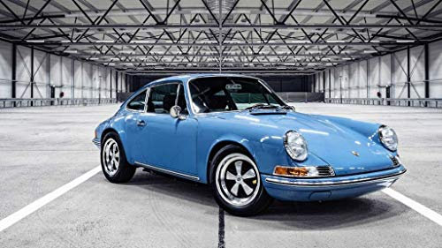 Poster Auto Sport Deutsch Blau Lager