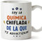 MUGFFINS Tazas para QUÍMICA mujer - En Español - Todos te advirtieron - 11 oz / 330 ml - Regalo original y divertido