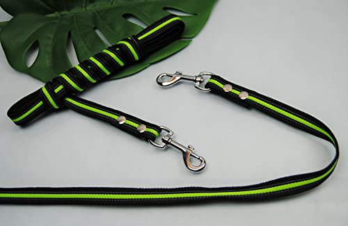 Leine gummiert Neon 20mm Führleine Schleppleine (1m ohne Schlaufe)