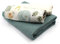 VmG-Store Waffelpique + Baumwollstoff Set farblich abgestimmt Waffel Stoff 100% Baumwollstoff Tex Standard 100 (Afrika Tiere Set31)