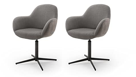 Robas Lund Melrose Esszimmerstühle Set, Cappuccino, 64x88x64