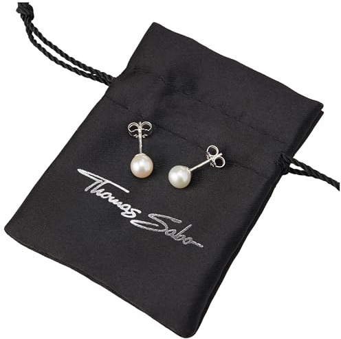 Thomas Sabo Ohrringe Ohrstecker, Perlmutt, H1430-028-14, mittel-38339. Marke:, Einheitsgröße, Unkostbare Metalle, Kein Edelstein