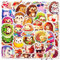 Bric Dodo 50 Stück Hedgehog Aufkleber Auto Laptop Telefon Gitarre Skateboard Motorrad Fahrrad Eichhörnchen Stickers Set Vinyl Wasserdicht Aesthetic Aufkleber für Jugendliche Kinder Erwachsene