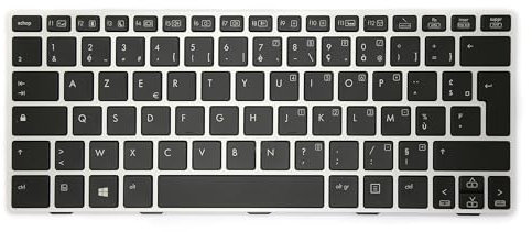Clavier FRANÇAIS AZERTY pour HP ELITEBOOK Revolve 810 G1 / 810 G2 / 810 G3-90.4XF07.L0F SG-57700-2FA 706960-051 + rétro-éclairage