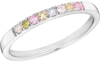 s.Oliver Ring 925 Sterling Silber Damen Ringe, mit Zirkonia synth., Silber, Kommt in Schmuck Geschenk Box, 2037842