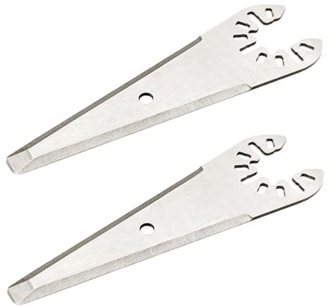 2Pieces Foam and Insulation Cutter Blade, 100mm Oscillating Multi-Function Tool, Triple-Edged, Compatible with Most Brands, Silver