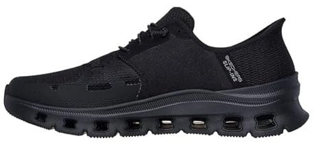 Skechers Herren Hands-Free Slip-ins Glide-Step PRO Sneaker, Black, 42 EU