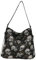 JUCHRZEY Umhängetasche for Damen, Handtasche mit Totenkopf-Motiv, Segeltuch, verstellbarer Riemen, Hobo-Tasche, große Kapazität, Einkaufs- und Arbeitstasche