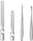 4 pcs Stainless Steel Nail Files,Professional Double Sided Nail File with Anti-Slip Handle,Metal Nail File Great for Home Salon or Travel Use,Reusable Mini Nail File for Natural Nails Manicure Tools