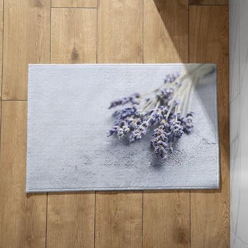 Ethereval Home Protect Schmutzfangmatte Fussmatte Terrasse Lavendel Abtreter Fußmatte Außen Schmal Fussmatte Innen Lustig 50X80cm