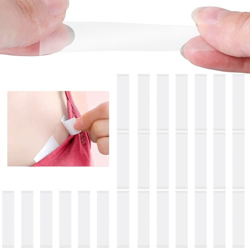 KUKUPOW Fashion Tape, 216 Stück Doppelseitiges Klebeband Kleidung, Body Tape Doppelseitig, Fashion Tape Doppelseitig Transparent Geeignet für Alle Hauttypen und Modestoffe