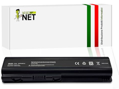 new net - Batteria EV06 Compatibile con HP Pavilion dv5-1170ei, dv5-1170el, dv5-1170er, dv5-1170et, dv5-1174ca, dv5-1176er, dv5-1177er, dv5-1178er, dv5-1179ej [10.8-11.1V - 48Wh - 4400mAh]