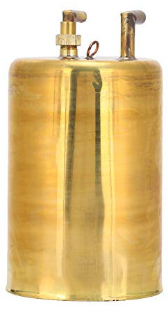 Yomiyuyr Messing-Schmucköler-Öffnung, 15,5 x 8,4 cm, kompaktes tragbares Werkzeug, professioneller Schmuckschweiß-Messingkessel, praktisches Ölen für Schmuckhersteller