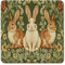 Tapis de protection vintage pour machine à laver et sèche-linge Motif lapin rétro 61 x 61 cm