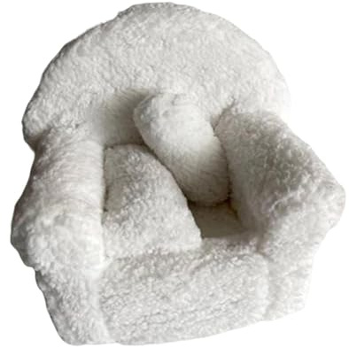 mophrati Props Couch Photoshoot Props Accessories Posing Figure Sofa Mini Photography Sofa with Cushions for Newborns and Baby Showers Newborns Photo Chair Window Infant