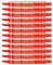 Pentel N60 Permanent Marker Chisel Tip Max.6mm Line Red Ref N60-B [Pack of 12]