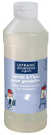 Lefranc Bourgeois - Vernis à l'eau pour gouache - Bouteille de 500ml