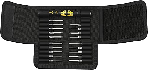 Wera Schraubendreher Set Kraftform Kompakt Micro-Set ESD20 SB, 20-teilig, Bit-Set, Bit-Schraubendreher, EPA, 05073671001