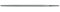 Forum Werkstattfeile DIN7261 F, 300 mm, H1 Rund, 4317784860611