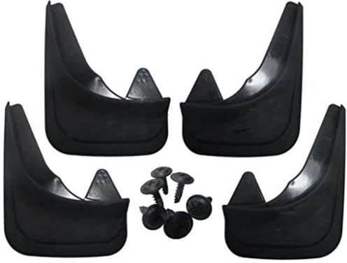 Xtremeauto New Universal Car Auto Rubber Fitting Moulded Mudflaps Car's Hatchback Saloon Estate (Full Set)