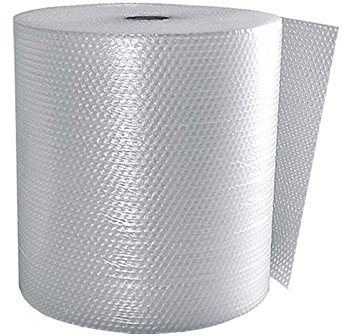 verpacking Luftpolsterfolie 100 m lang Noppenfolie Knallfolie Blisterfolie Polstermaterial Füllmaterial für Kartons (2 Rollen - 50 cm x 100 m, 60 my)