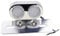 GOOFIT Chrom Motorrad Silber Bremse hinten Rücklicht mit integriertem Blinker Backup Leuchte Double Leuchtmittel Ersatz für Pocketbike Scooter ATV