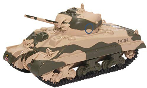 Oxford Diecast 1:76 Sherman Tank MK III 10th Armoured Division 1942 Collectable model 76SM001