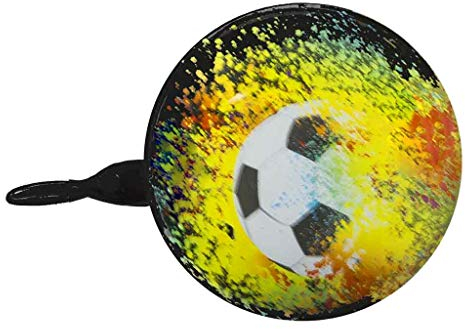 bbeBells Fahrradklingel Fußball schwarz