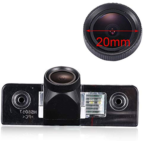 Neues Objektiv HD Farbe Einparkhilfe Auto Rückfahrkamera, 170° Super Weitwinkel wasserdichte Nachtsicht Car Camera für VW Skoda Octavia II2 RS 1Z Mk2 Facelift/Superb II 2/Fabia II21/Skoda Roomster