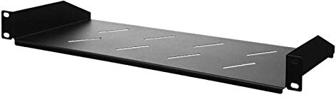 Stalflex 1U Server Rack Shelf - 19 Inch Vented Mounted Shelves for Excellent Air Condition - Cantilever Wall Rack - Universal for All Network Cabinets, Racks & Shelves - Cabinet Shelf