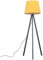 MiniSun | Modern Grey Wood Tripod Design Floor Lamp with a Mustard Tapered Shade | Floor Lamps & Torchieres, Home Décor & Improvement Essential