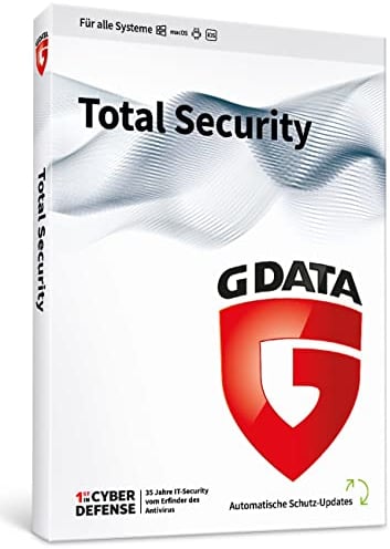 G DATA Total Security | 3 Geräte - 1 Jahr | Leerbox mit Registrierungskey - ohne Notfall-DVD