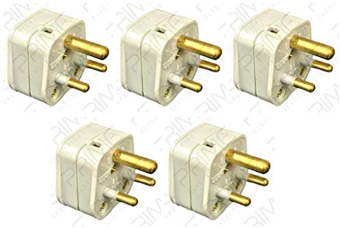 Click PA165 Round Pin Plug - 2 Amp (Pack of 5)