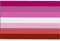 BYFRI Lesbian Pride Flag Lesbian Geschenke | lichtbeständige Farbstoff für Vivid Color 100% Super-Polyester Material -Complete Set Stolz-Fahne 3 * 5 ft