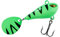 Balzer Shirasu Colonel Spin Buddy Evil Eye - Jigspinner, Größe/Gewicht/Farbe:4cm / 12g / Green Fire Tiger