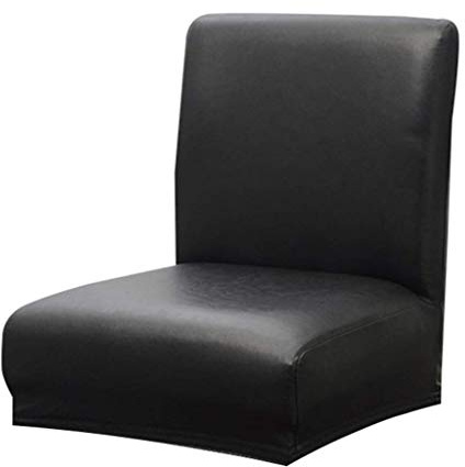 Tubayia Stretch Stuhl Schutzhülle Wasserdicht Stuhlbezug Stuhlhusse Esszimmerstuhl Barhocker Schonbezug (Schwarz)