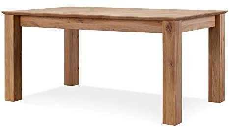 moebel-eins Maddy Esstisch/Ausziehtisch, Material Massivholz, Wildeiche geölt, 180/230/280 x 100 cm