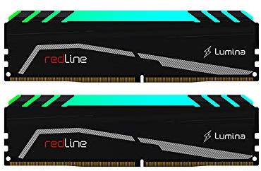 Mushkin Redline Lumina – DDR4 RGB Gaming DRAM – 64GB (2x32GB) UDIMM Arbeitsspeicher – 3600MHz (PC4-28800) *CL-16* – 288-pin 1,4V Desktop RAM – XMP Ready – LED Kühlkörper – (MLA4C3 60GKKP. 32GX2)