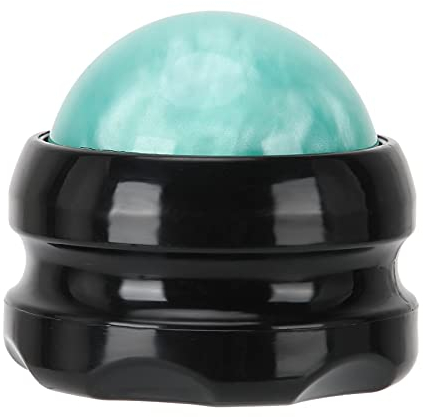 Massage Roller Ball, Griff Ätherisches Öl Massage Ball Stressabbau Muskelentspannung für Nacken Rücken Schultern Arme Bein Hand(Grün)