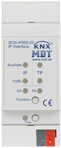 IP Interface, mit KNX IP und Data Secure, Email, Zeitserverfunktion - SCN-IP000.03