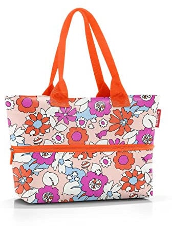 reisenthel shopper e1 - Großraumtasche aus hochwertigem Polyestergewebe, Farbe:florist peach