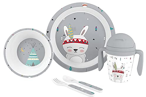 Interbaby - Set de VaisselleIndio pour Enfants