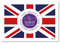 stika.co 2 Stück Mittelgroße Königin Union Jack Flagge Aufkleber Queen Elizabeth II Feier Britische Flagge Statisch Cling Vinyl (M - 104 x 71 mm)