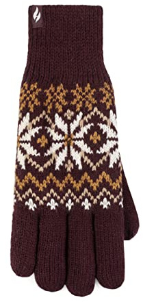 HEAT HOLDERS SOCKSHOP Ladies Avens Patterned Gloves Pack of 1