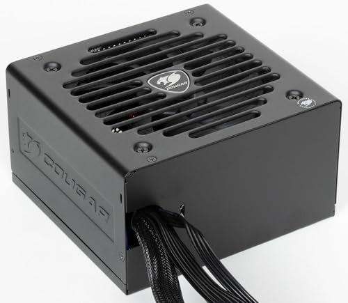 Cougar Gaming | Alimentation PC Gaming | VTEX2600-600 Watts - Certifié 80 Plus Bronze - Ventilateur 120 mm - Silencieux - pour CPU Multi-cœurs et Cartes Graphiques PCI Express 4.0